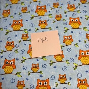 Love U| Deb Strain| Moda Owls - 1continuous yard cut. 100% cotton
